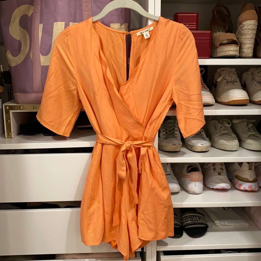 Orange romper